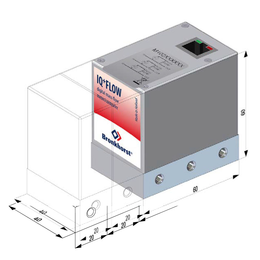 Micro medidores y controladores de caudal y presión | Serie IQ + FLOW® | Bronkhorst