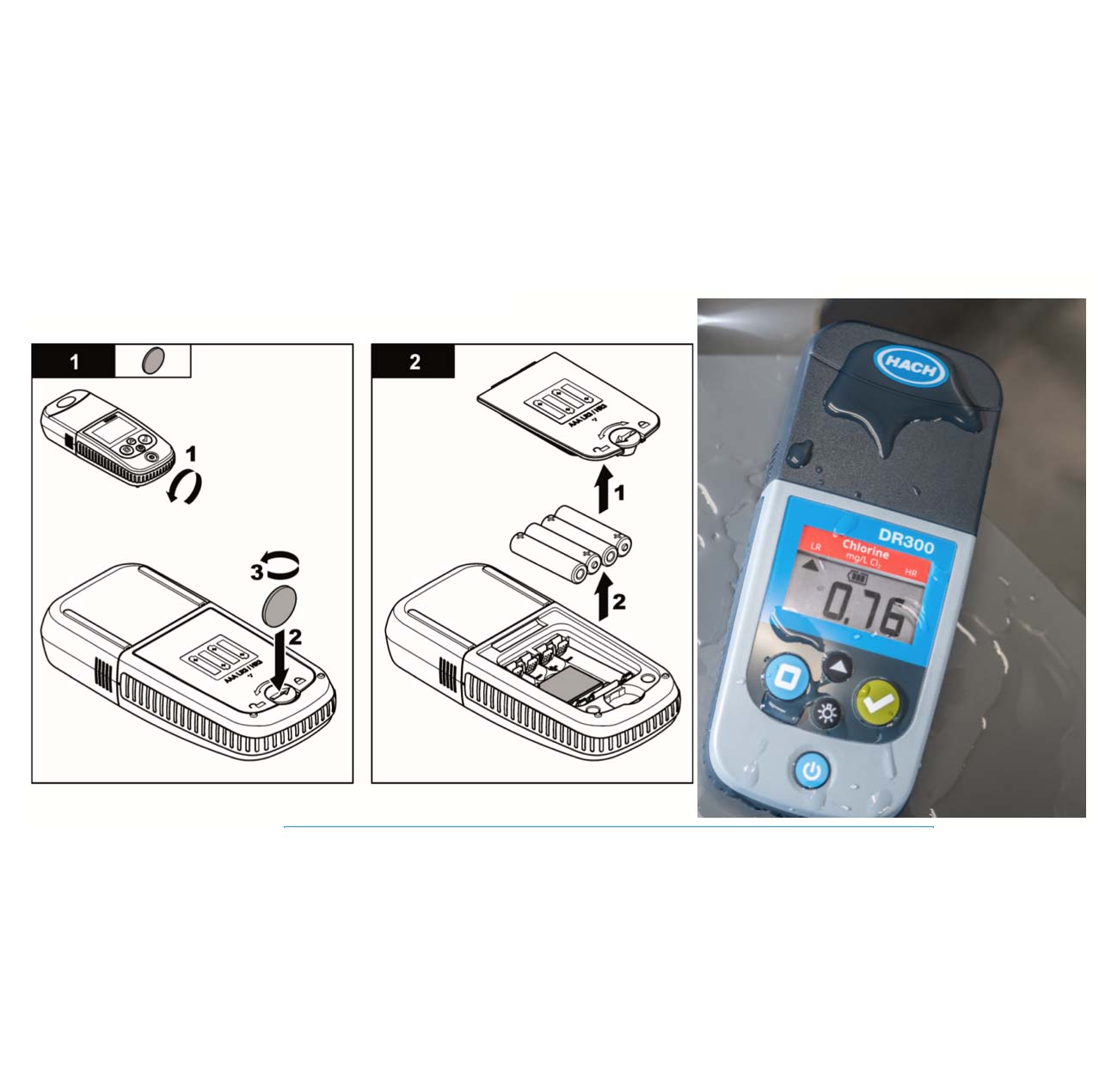 DR300 Pocket Colorimeter HACH | Colorímetro portátil para calidad de aguas