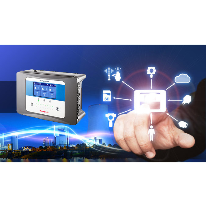 Central de detección de fuego y gases tóxicos y explosivos | Touchpoint Plus | Honeywell