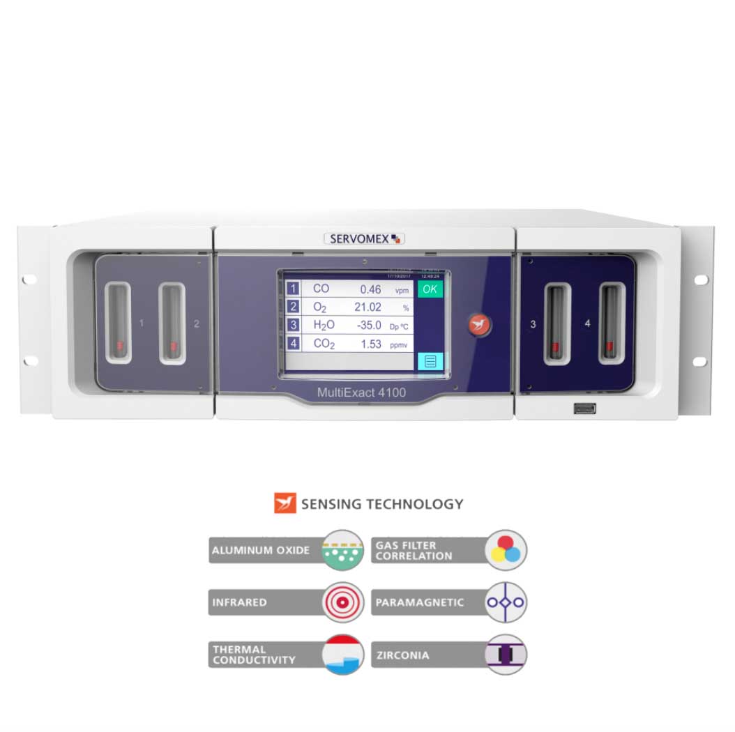 Servopro MultiExact 4100 | Analizador multigás de cuatro corrientes para gases industriales y medicinales