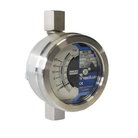 Medidor de caudal de área variable para pequeños caudales de líquidos, gases y vapor | M21 | Tecfluid